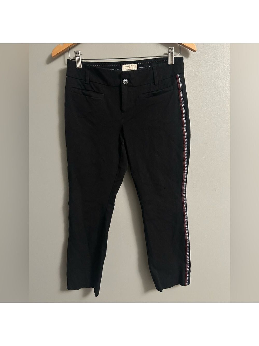 Anthropologie Black Essential Slim Pants 4P